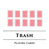 トラッシュ/Trash 2人用カードめくりトランプゲーム