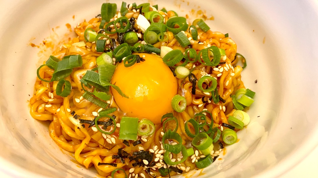 ブルダック炒め麺 アレンジレシピ まぜそば風ブルダック