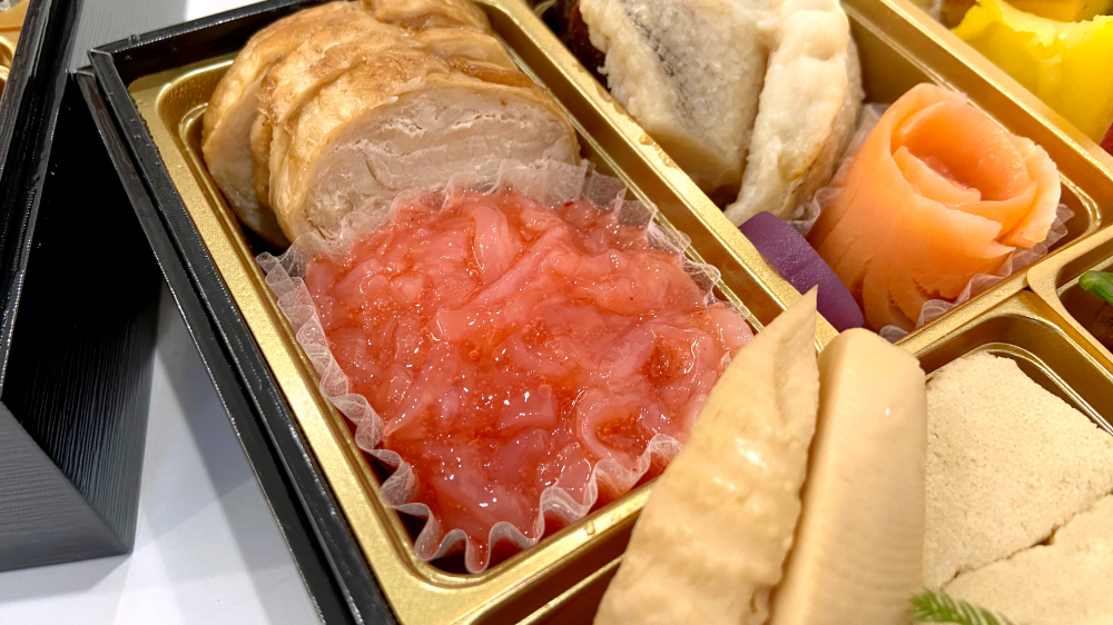 清新 おせち 帆立貝紐明太子和