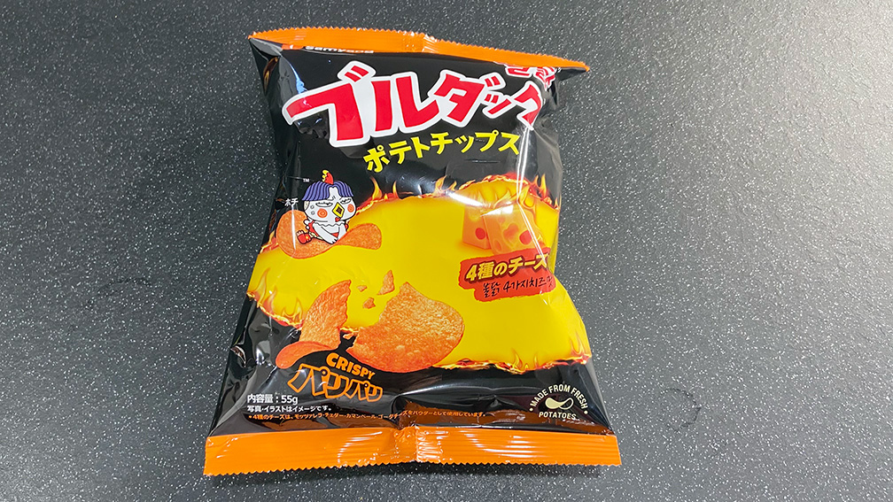 ブルダックポテトチップス 4種のチーズ味