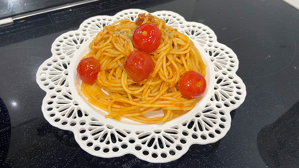 あっとごはん 余ったソースでパスタ