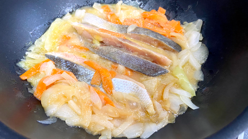 鮭のちゃんちゃん焼き