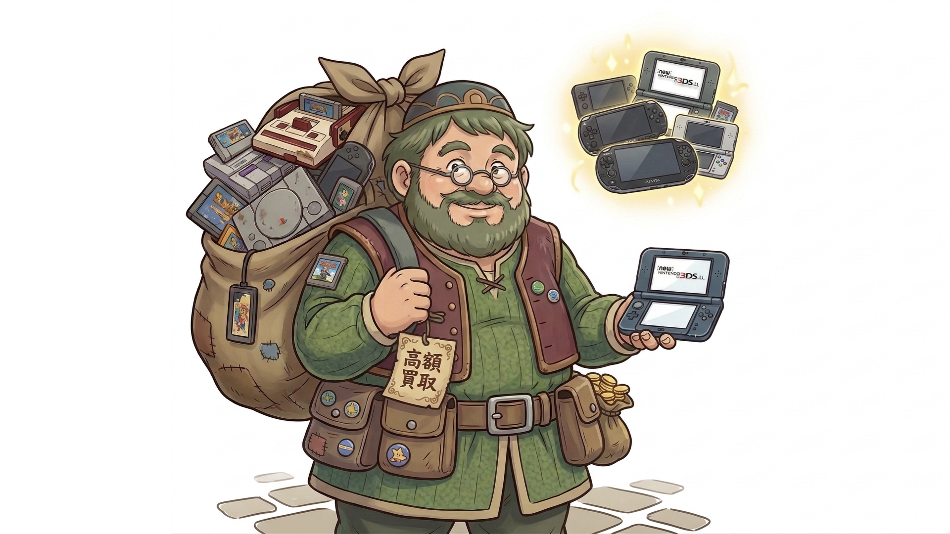 商人Aのイメージ イラスト