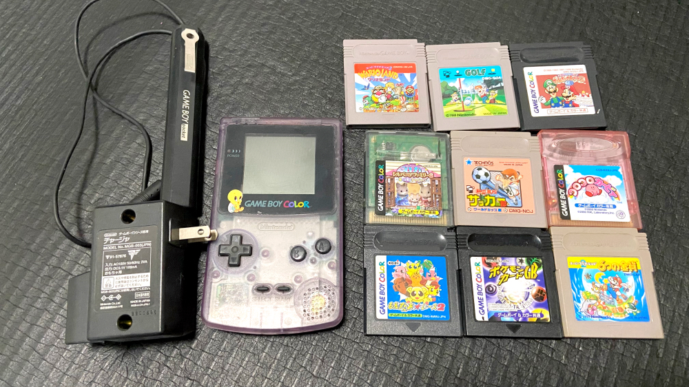 買取に出したもの ゲームボーイカラー