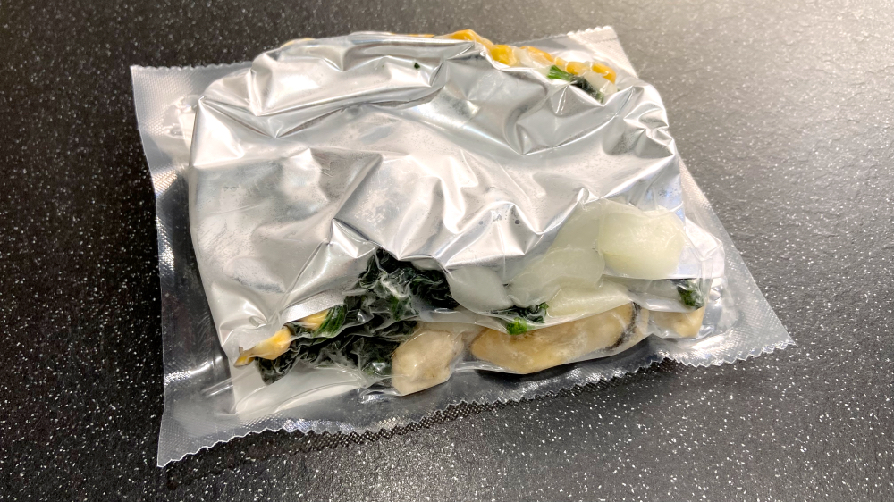 ビオサポ　牡蠣とほうれん草クリーム煮