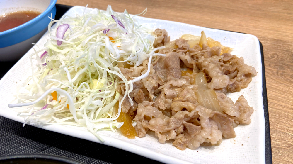 松屋　特朝牛皿定食
