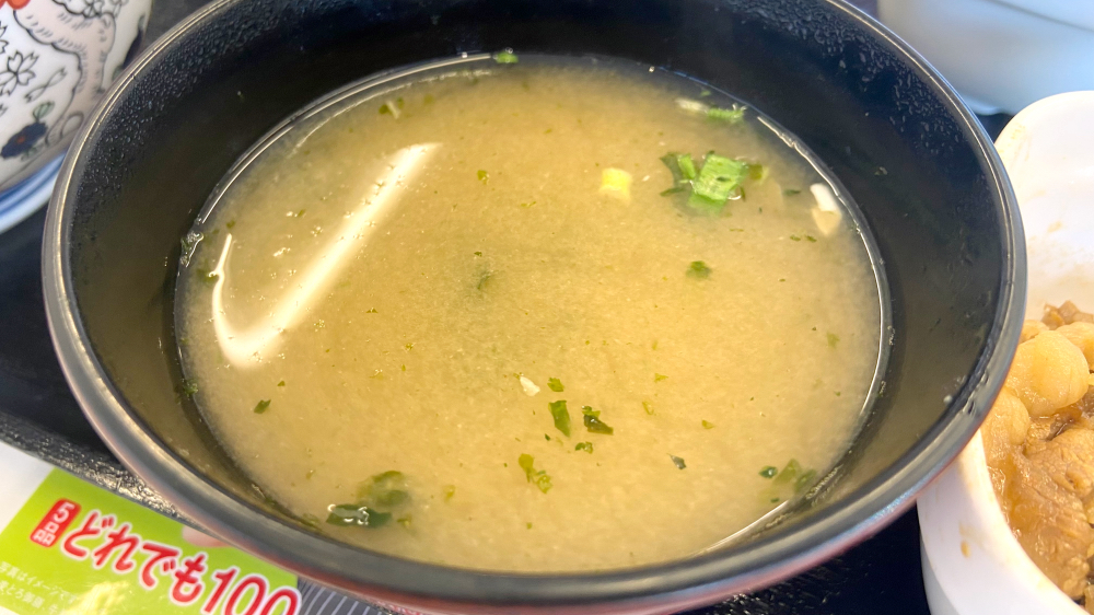 吉野家味噌汁