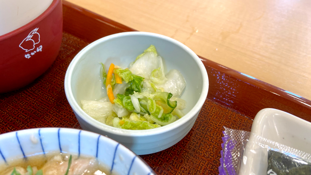 なか卯 お新香