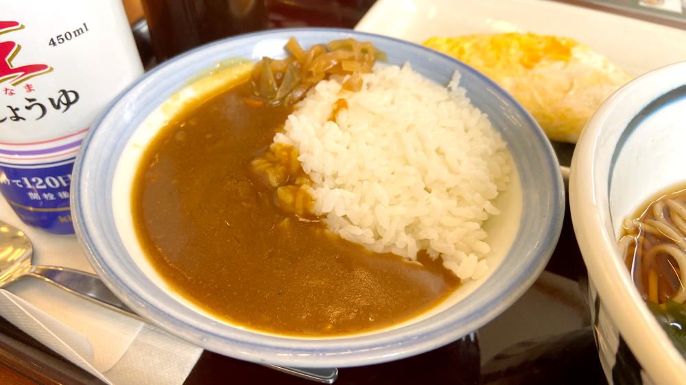 山田うどん　ミニカレー