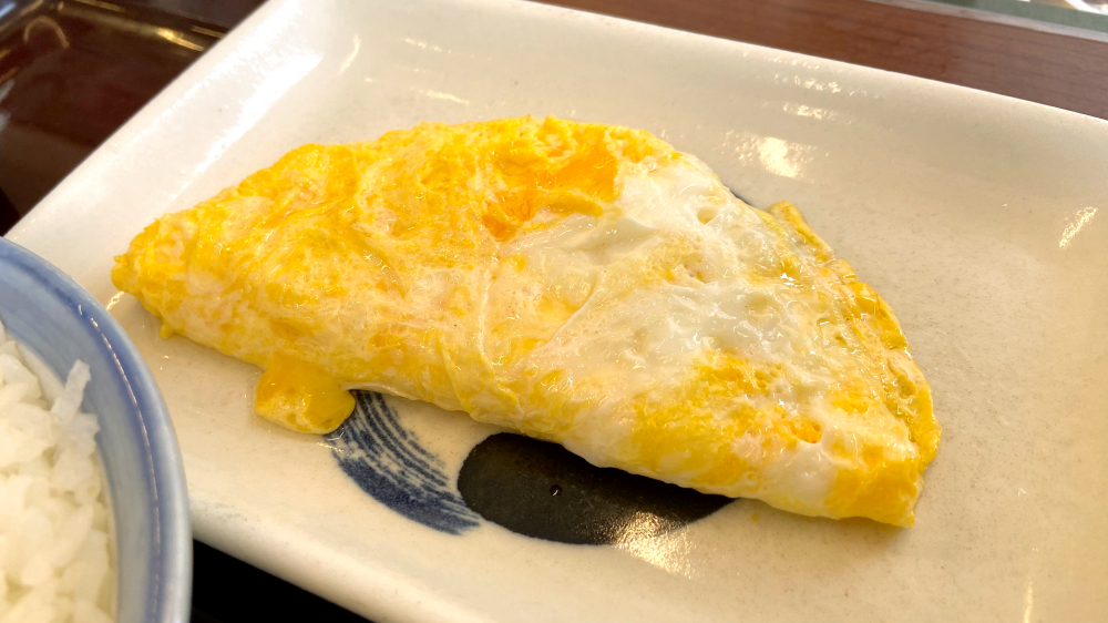 山田うどん卵焼き