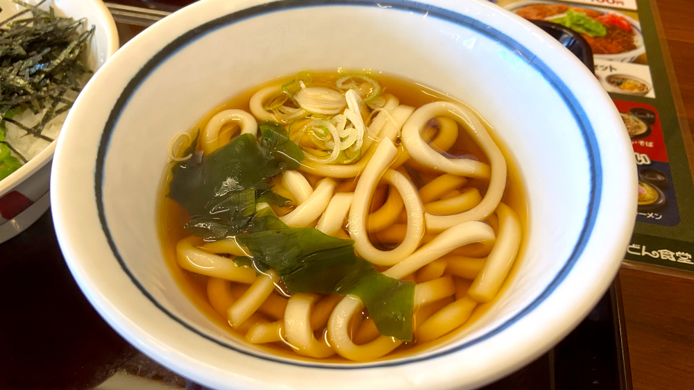 山田うどん ハーフうどん