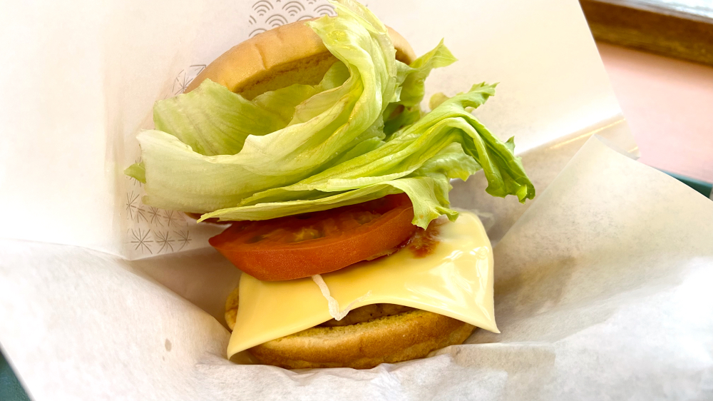 ソイモーニング野菜チーズバーガー