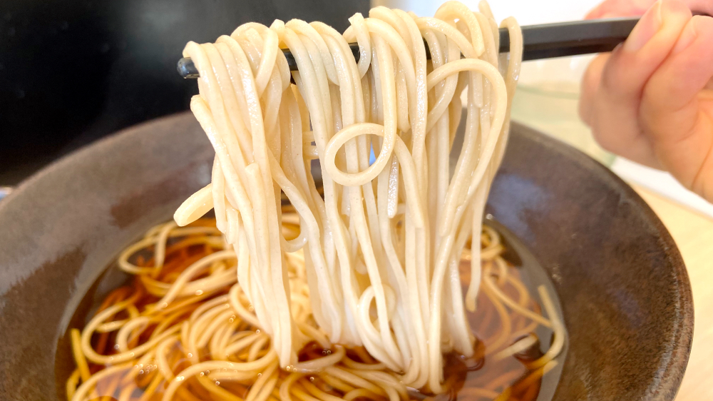 ゆで太郎 かけそば 麺