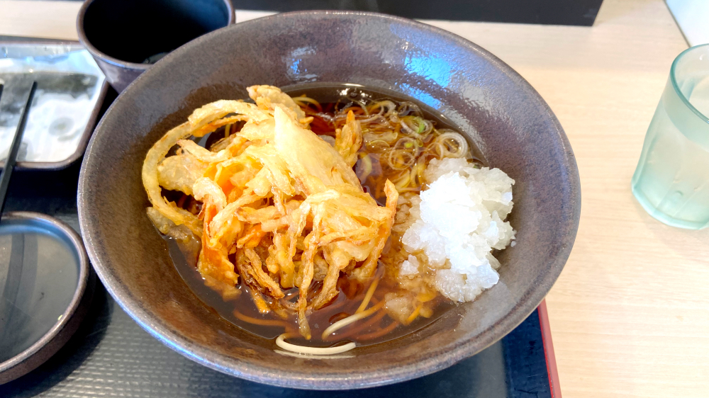 ゆで太郎 朝そば 鬼おろし