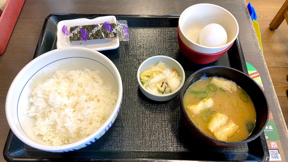 なか卯 こだわり卵朝食