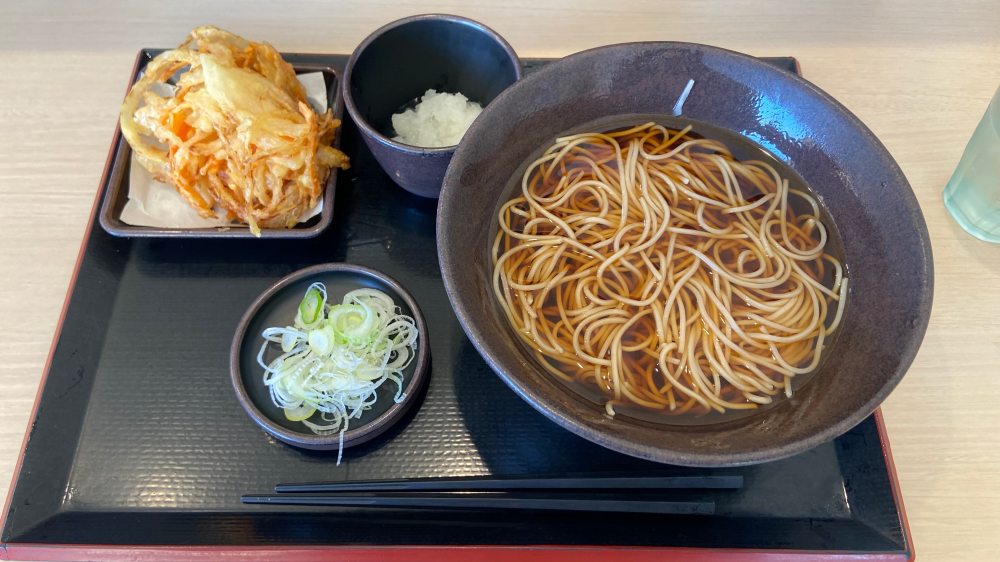 ゆで太郎 朝そば（鬼おろし）