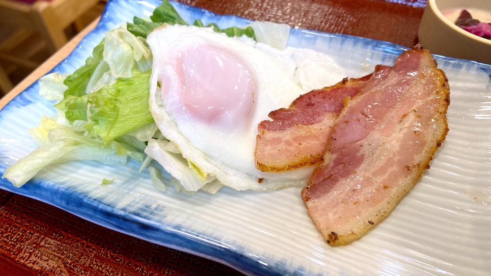 なか卯 ベーコンエッグ