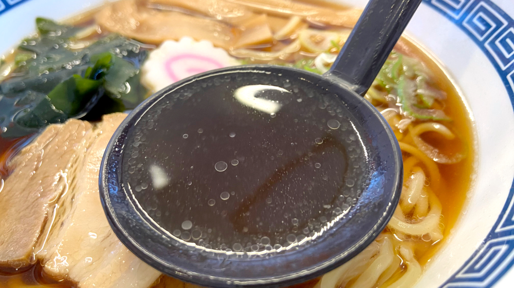 山田うどん食堂 ラーメンスープ