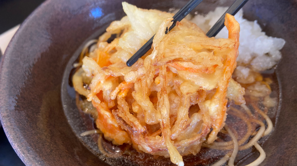 ゆで太郎 かき揚げ