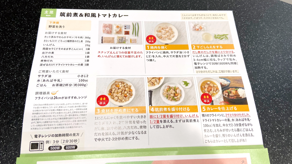 じゃあ、あんたが作ってみろよOisixコラボKit レシピ