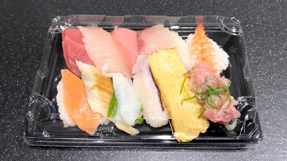 スシロー デリバリー 12貫セット