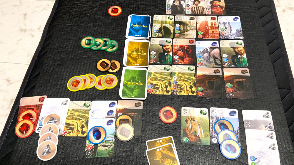 宝石の煌めき 盤面の変化