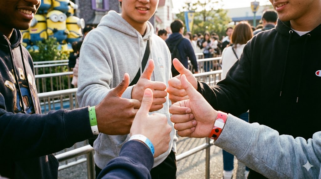 ユニバで指スマ イメージ画像