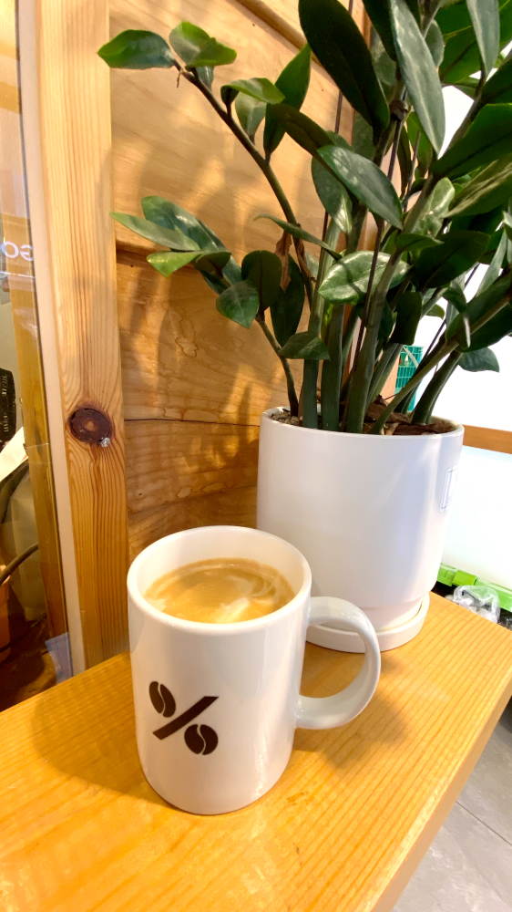 10％コーヒーで休憩