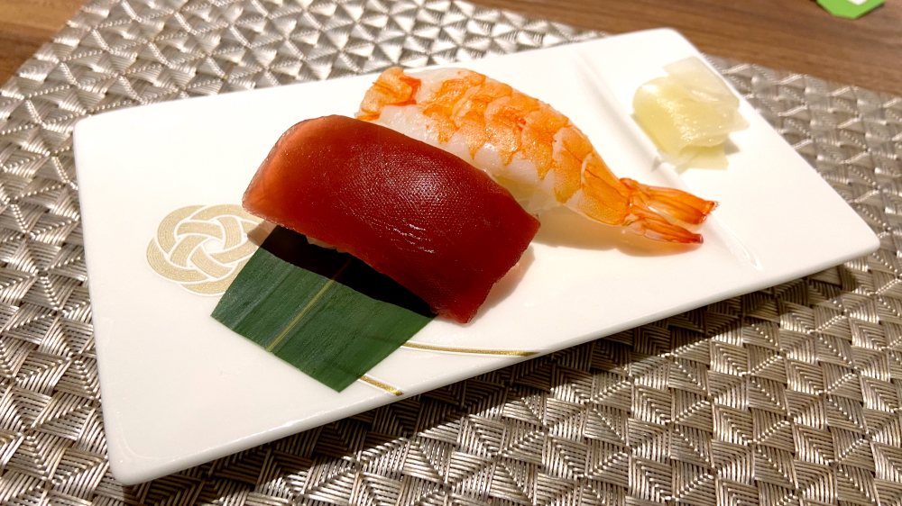 ザホテル山楽金沢 朝食ブッフェ 握り寿司