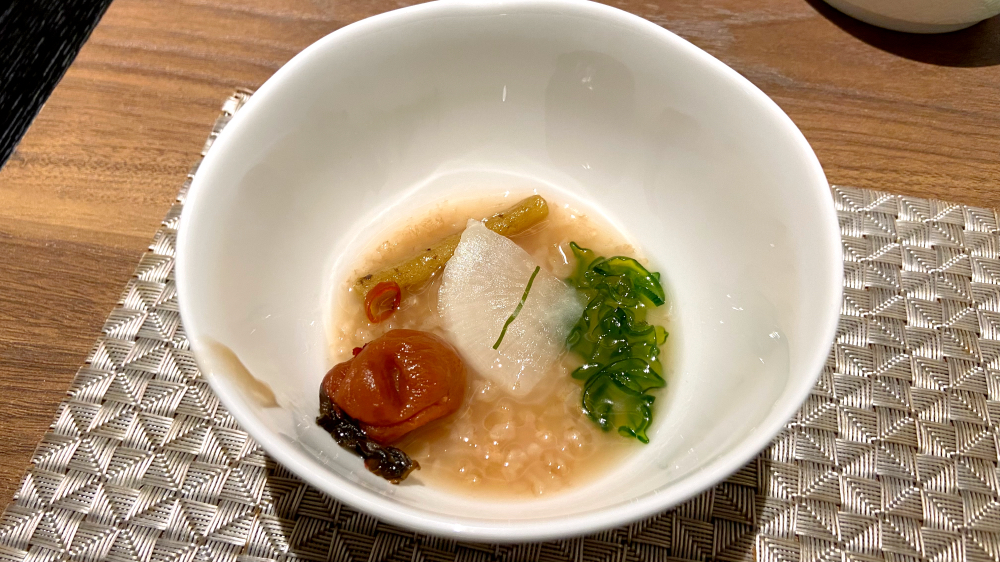 ザホテル山楽金沢 朝食ブッフェ 加賀棒茶粥