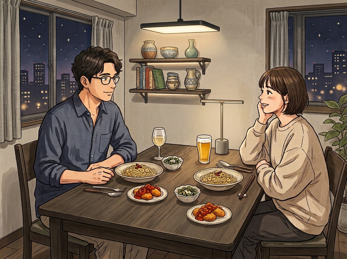 デリOisixのある風景 イラスト